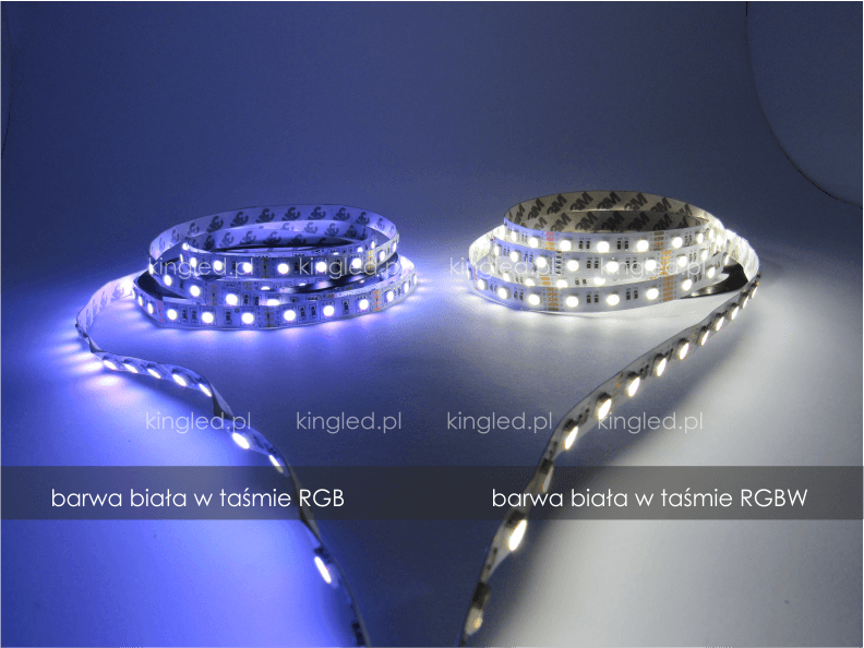LED RGB porównanie z taśma LED RGBW - Porady & Produkty